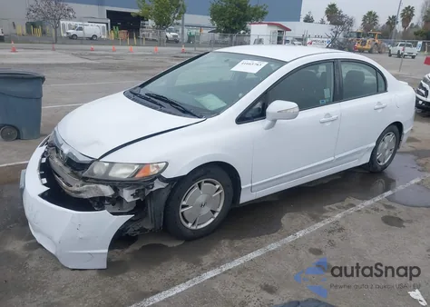 2009 Honda Civic Hybrid z USA, uszkodzony, nr VIN JHMFA36229S017769